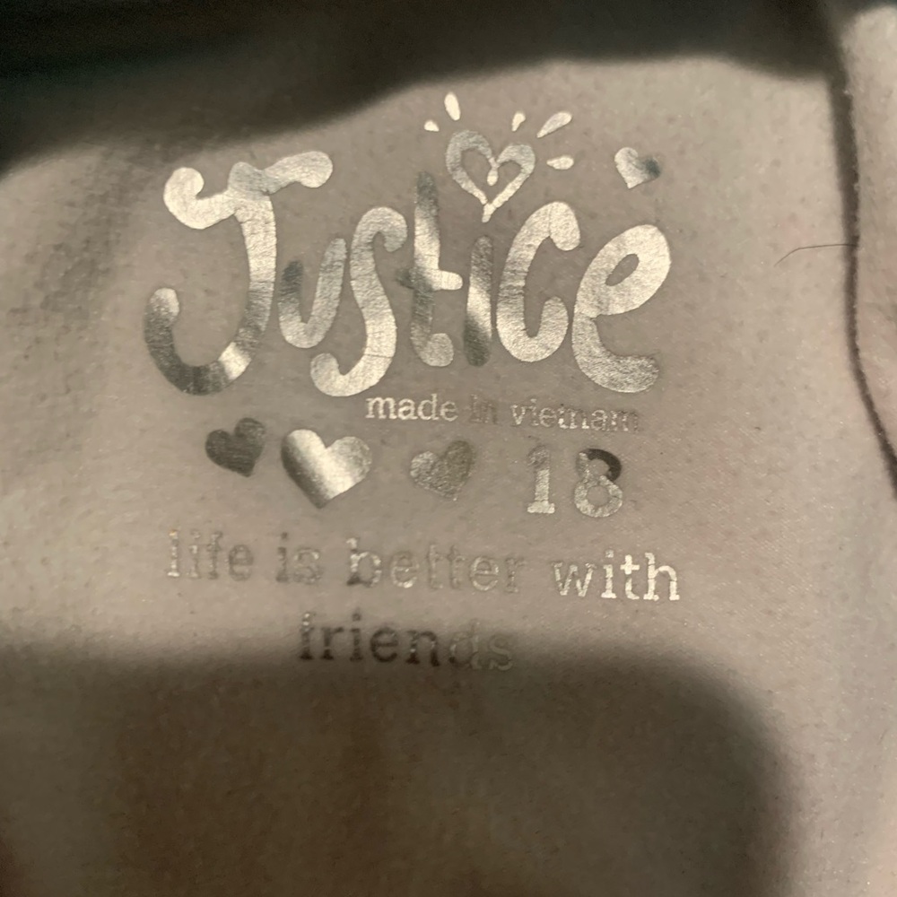 Justice puppy print zip up - Picture 2 of 2